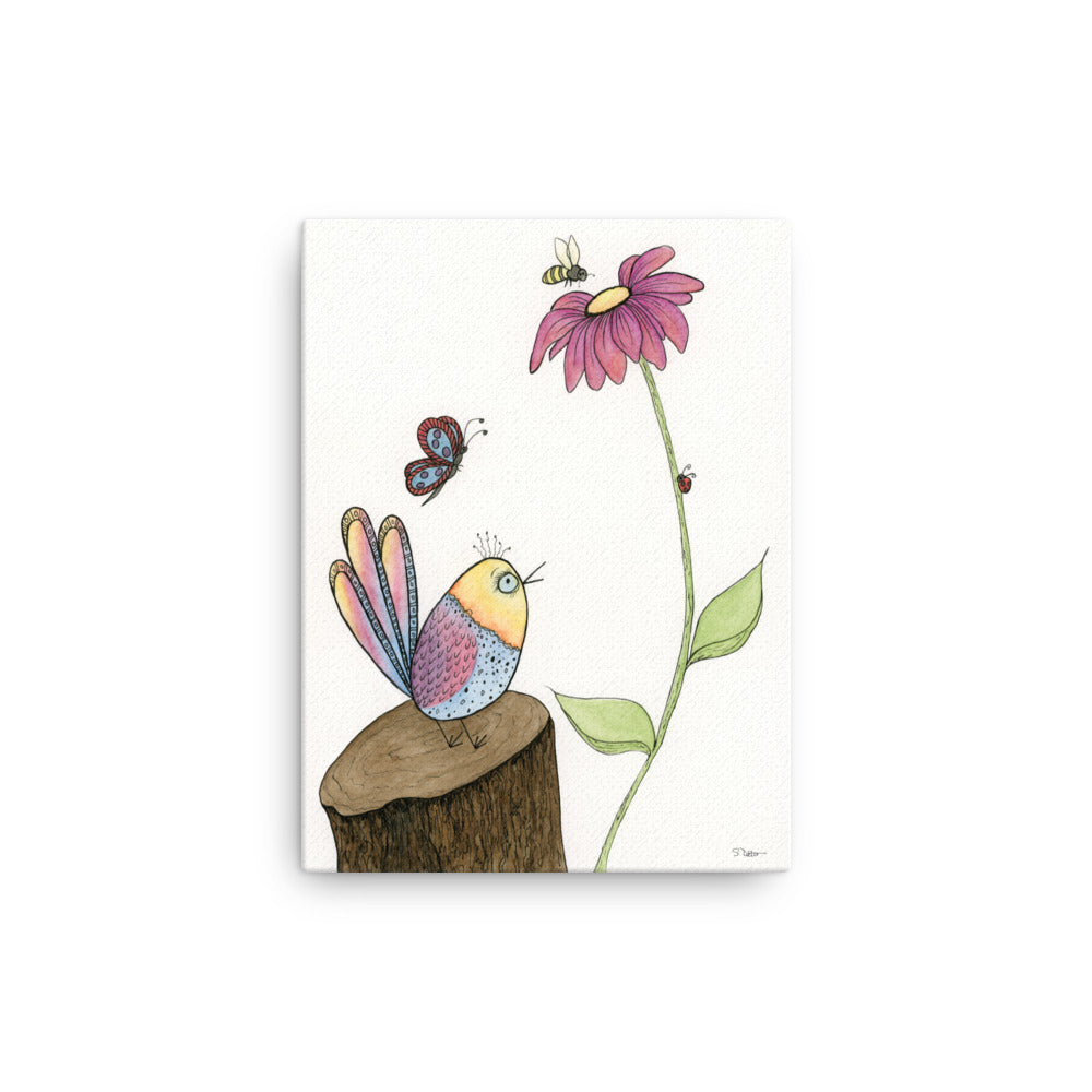 Happy Bird Canvas Print