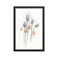 Abstract Thistle Framed Print