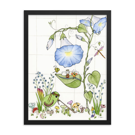 Morning Glory Framed Print