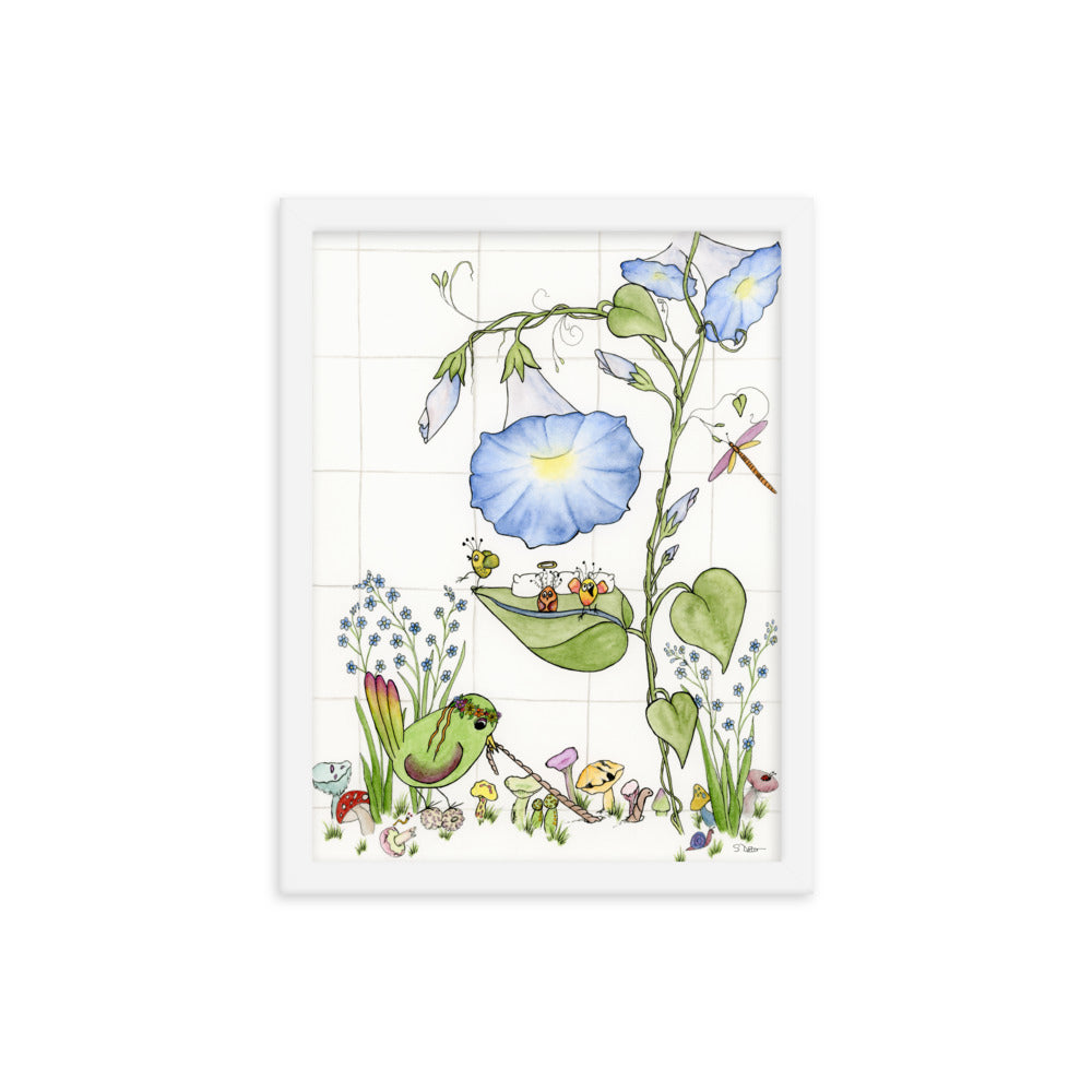 Morning Glory Framed Print