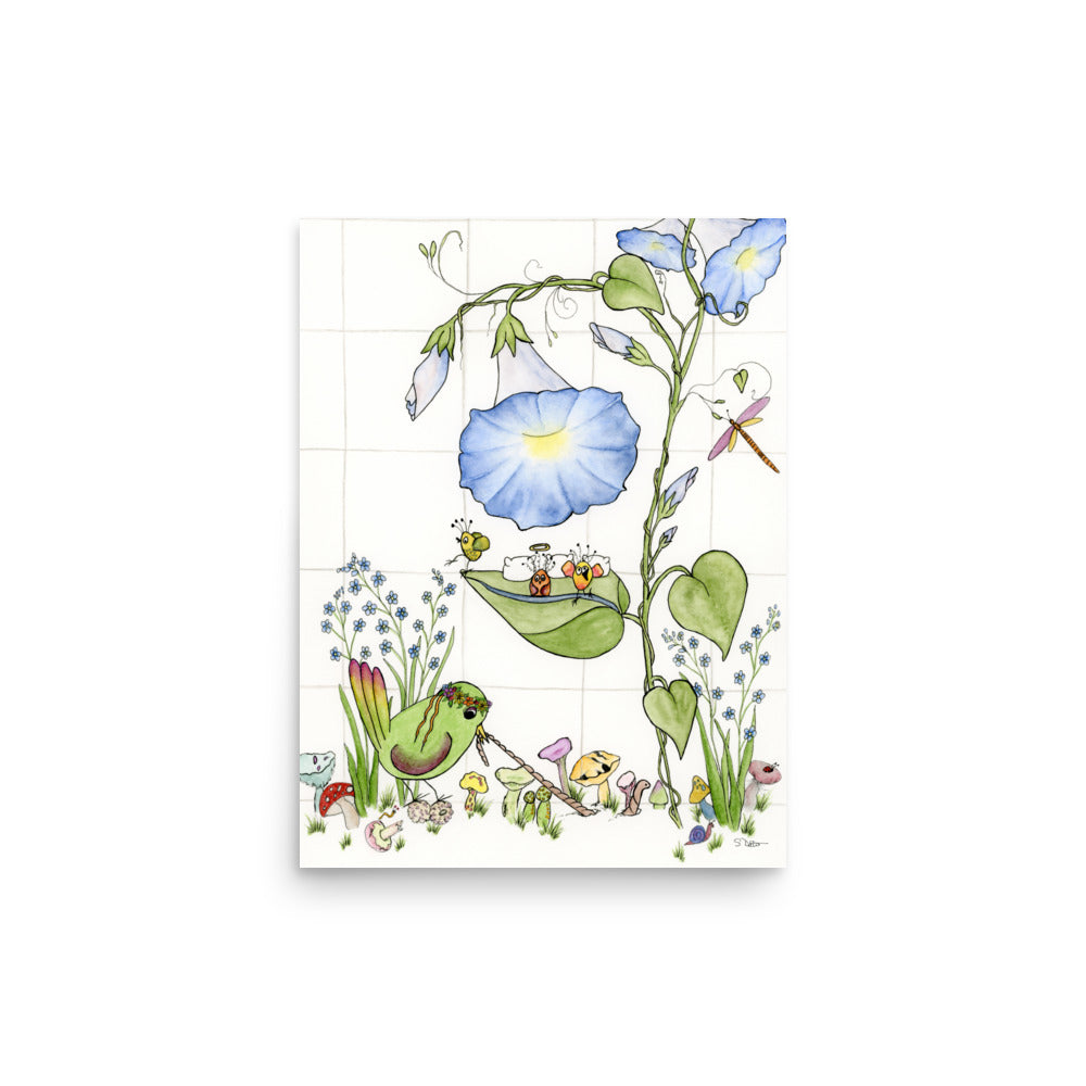 Morning Glory Premium Print