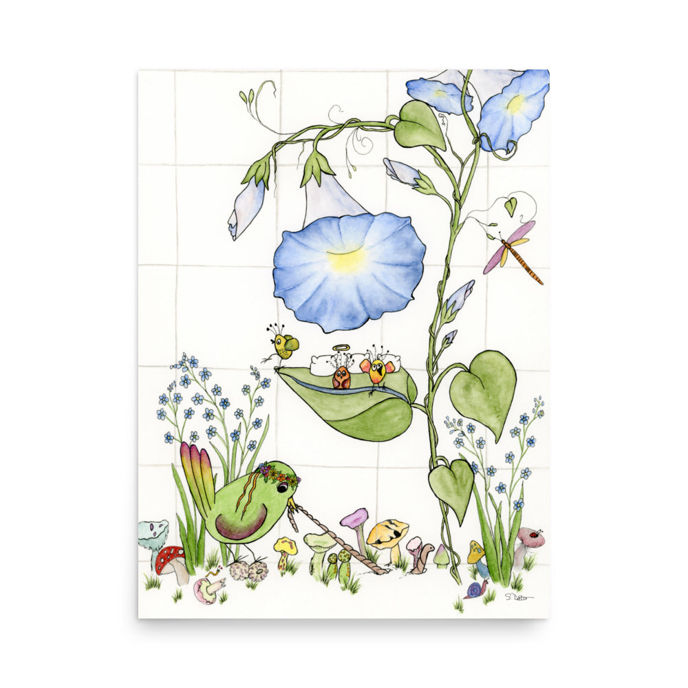 Morning Glory Premium Print